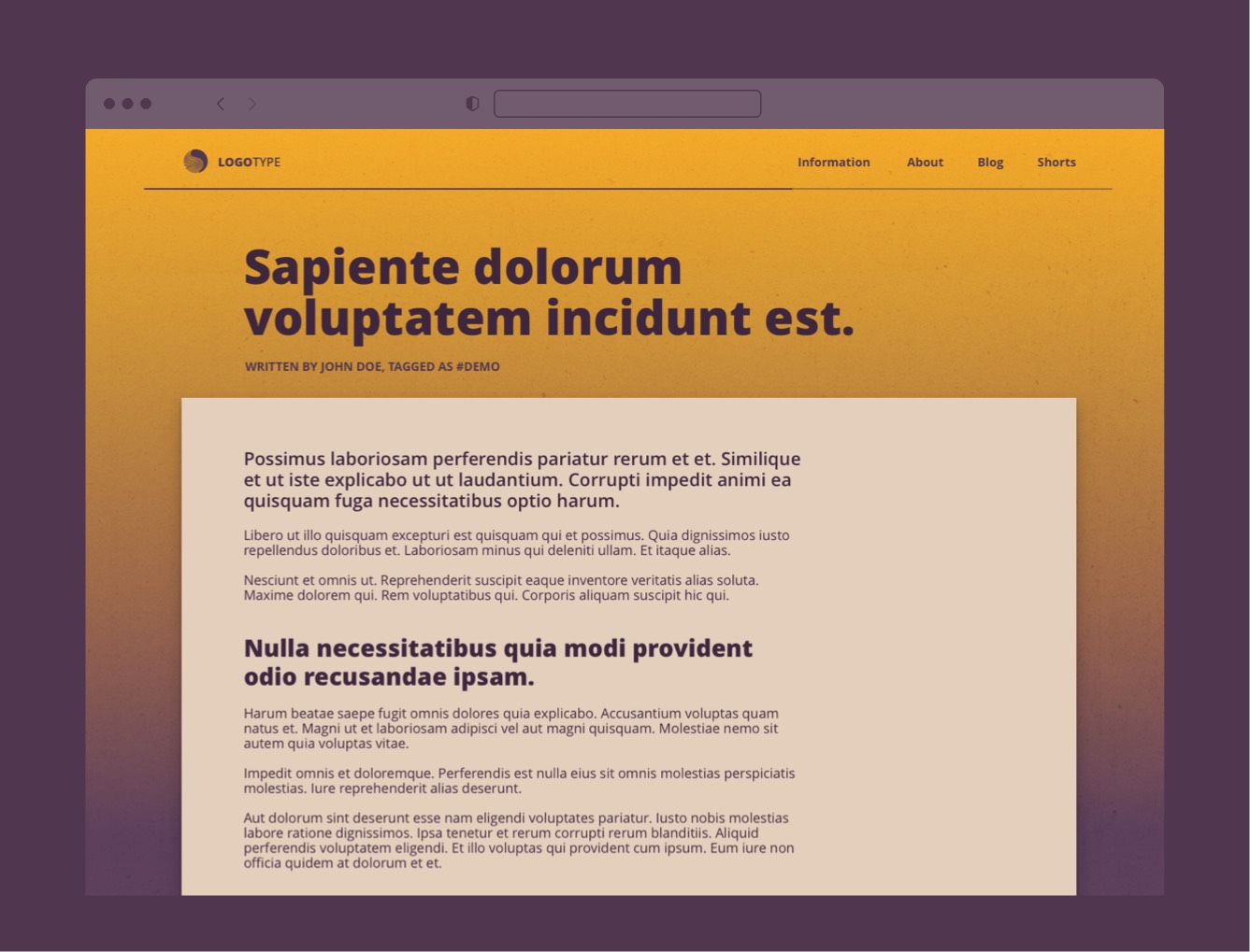 Duotone - Spry Theme